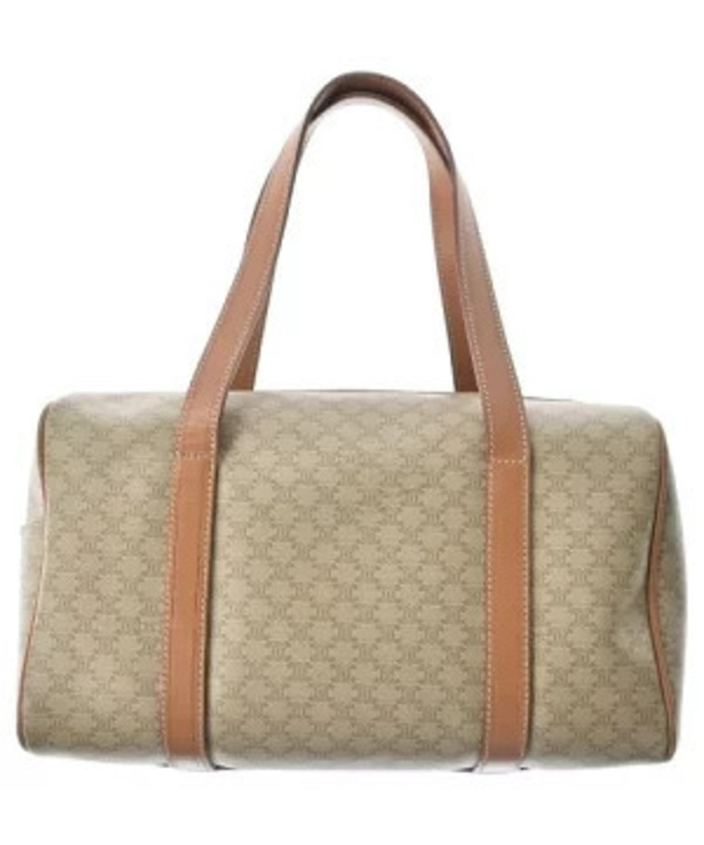 Celine Beige Handbag Macadam over pattern All Tan